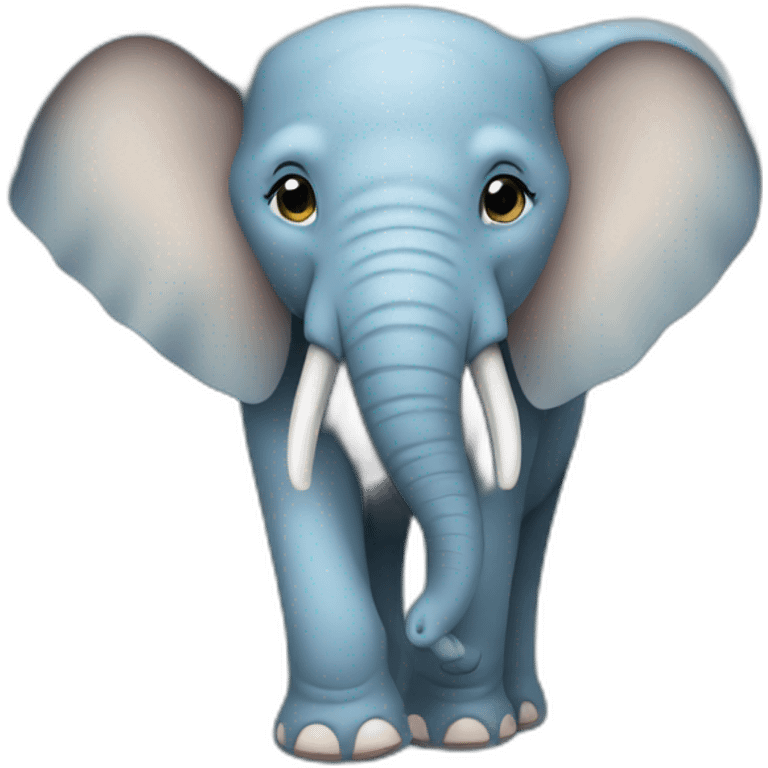 Elephant blue emoji