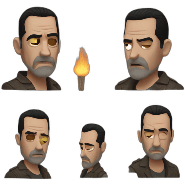 The walking dead negan emoji