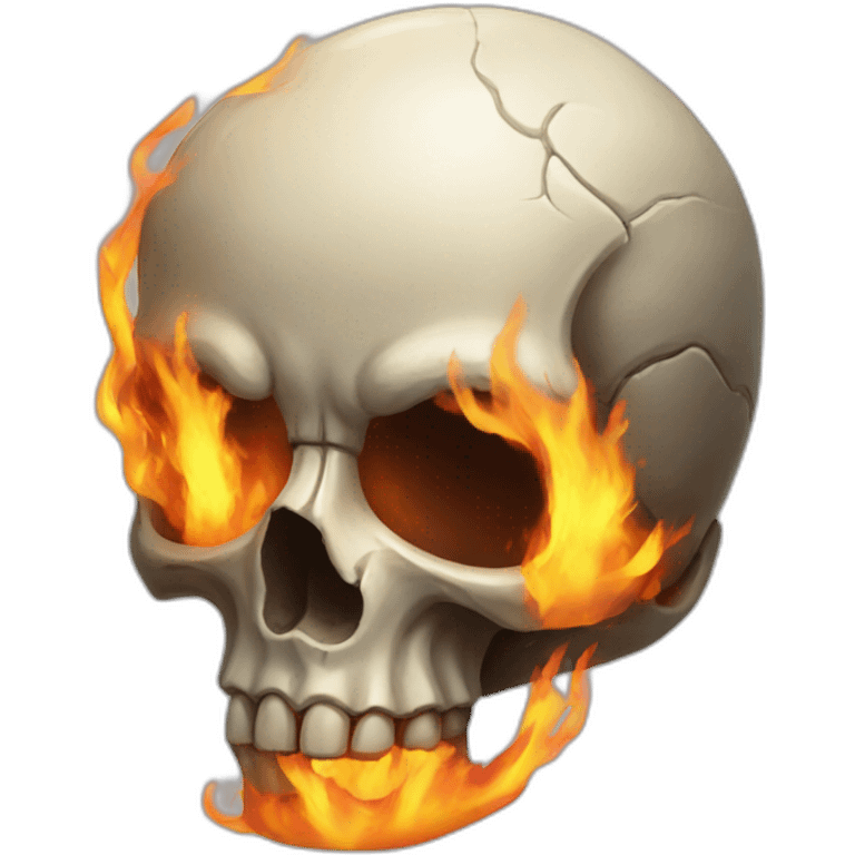 skull fire emoji