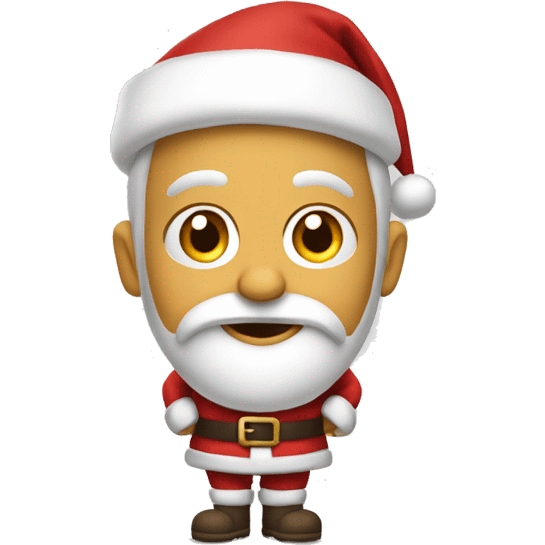 Santa’s naughty list emoji