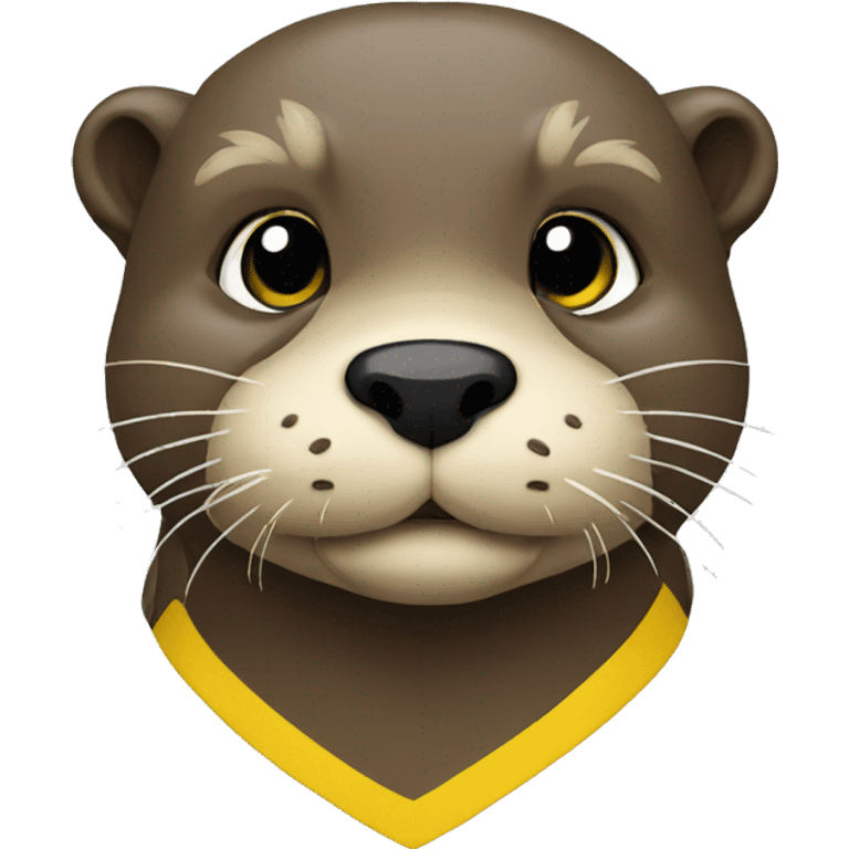 Otter in dortmund shirt emoji