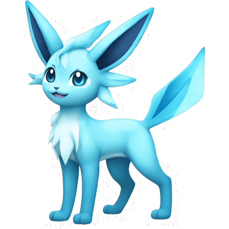 Glaceon-Vaporeon full body emoji