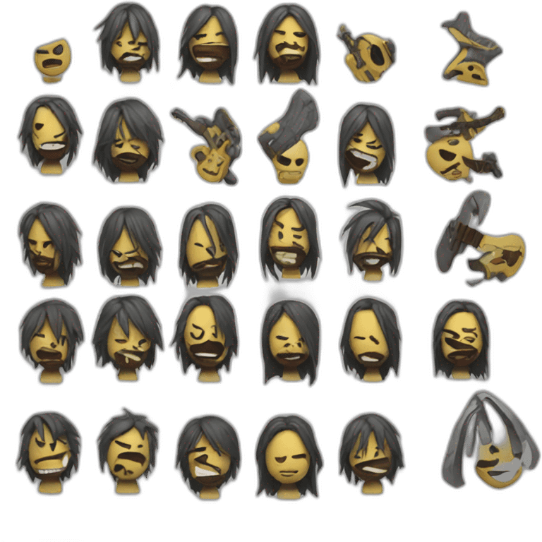 Metal music emoji