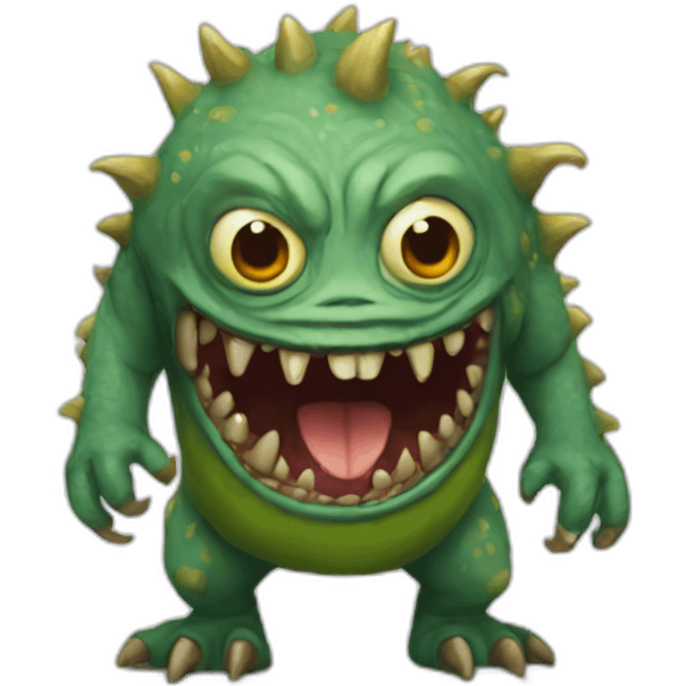 monster creature funny creature emoji