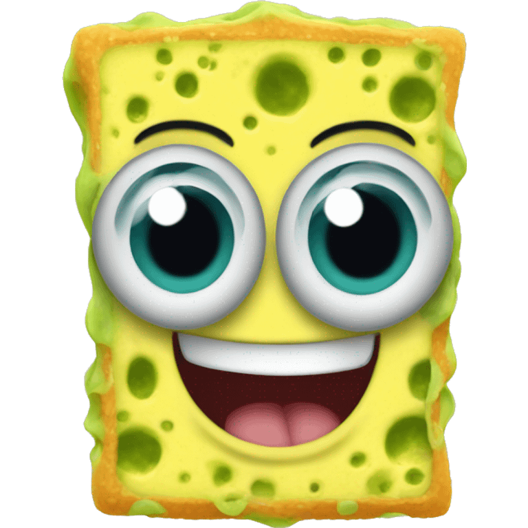 cute baby sponge bob emoji