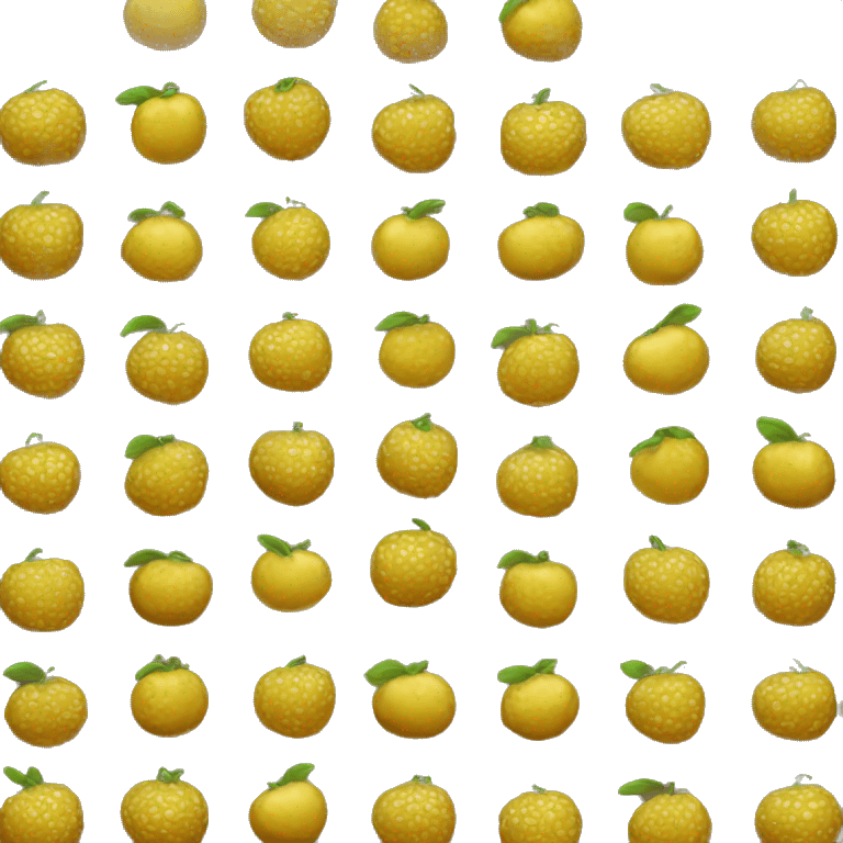 Gold fruit emoji