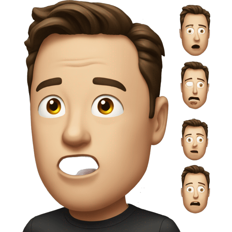 elon musk shocked emoji