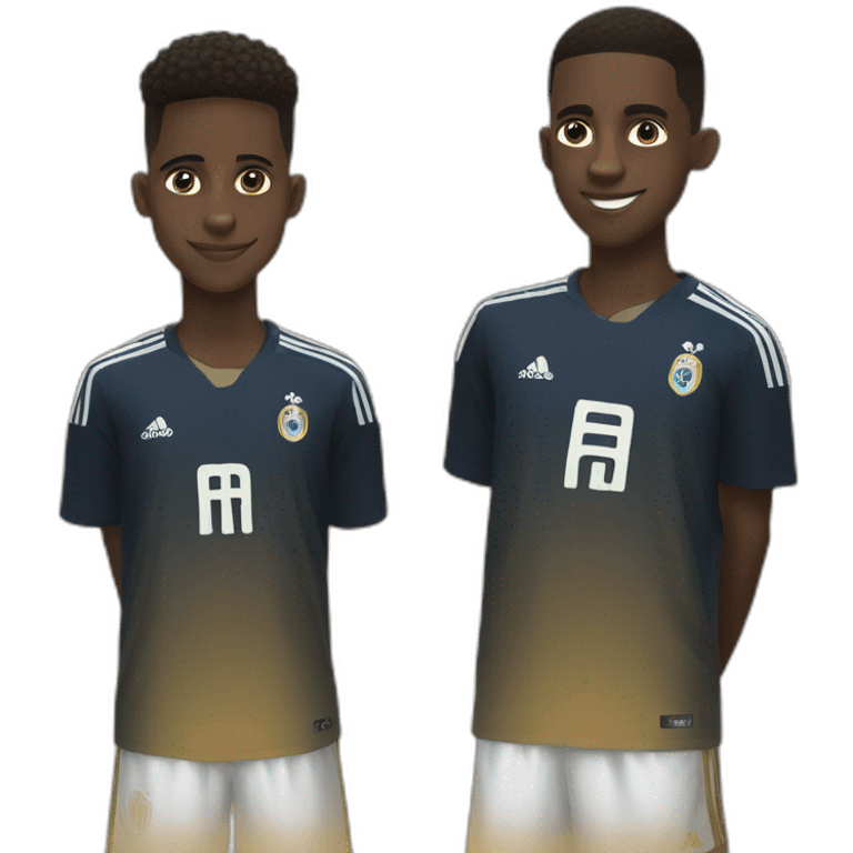 Rodrygo et vinicius emoji