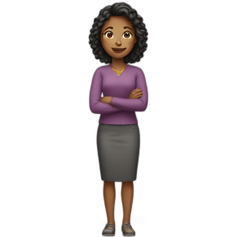 Woman standing emoji