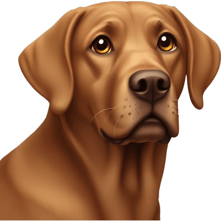 brown labrador dog emoji