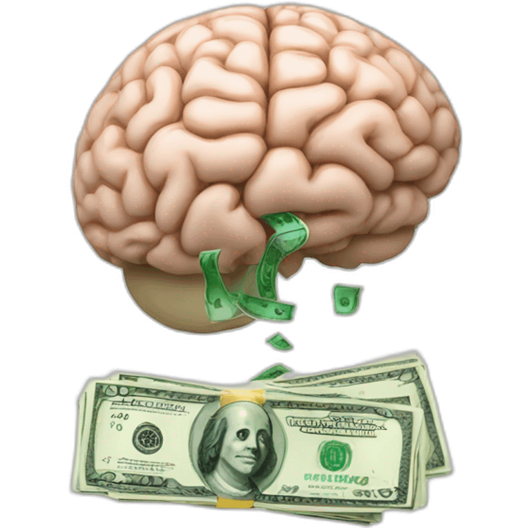 brain and money emoji