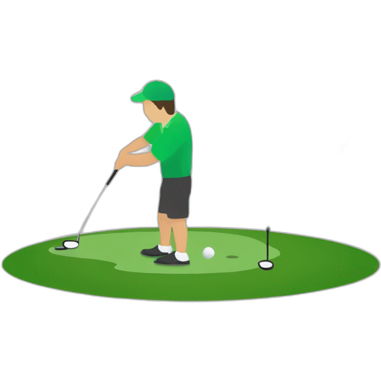 Welsh flag next to person golfing emoji