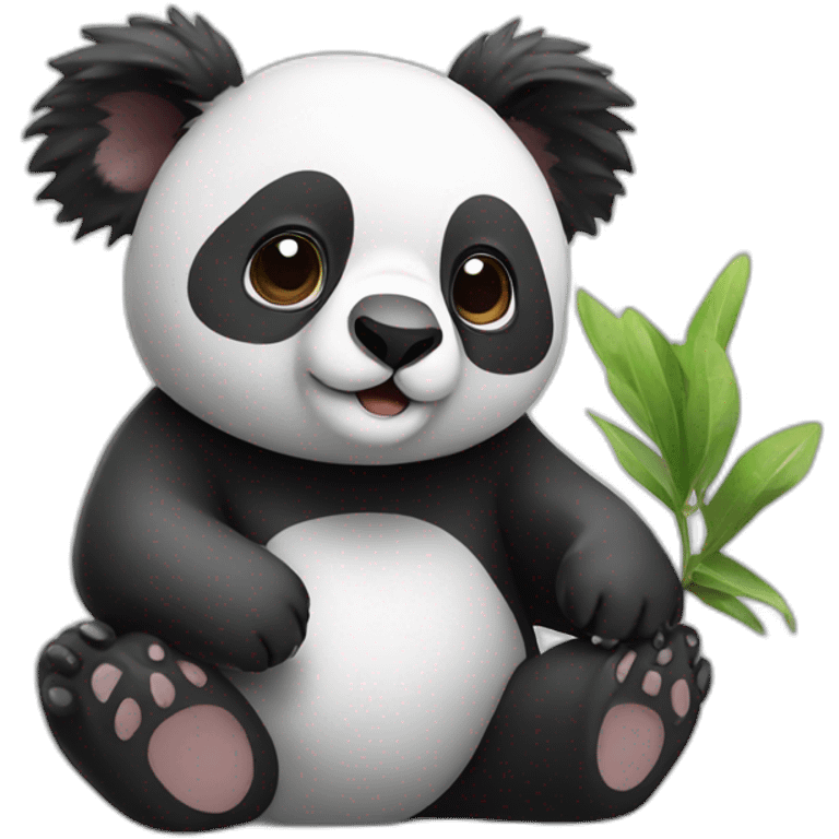 Panda and koala emoji