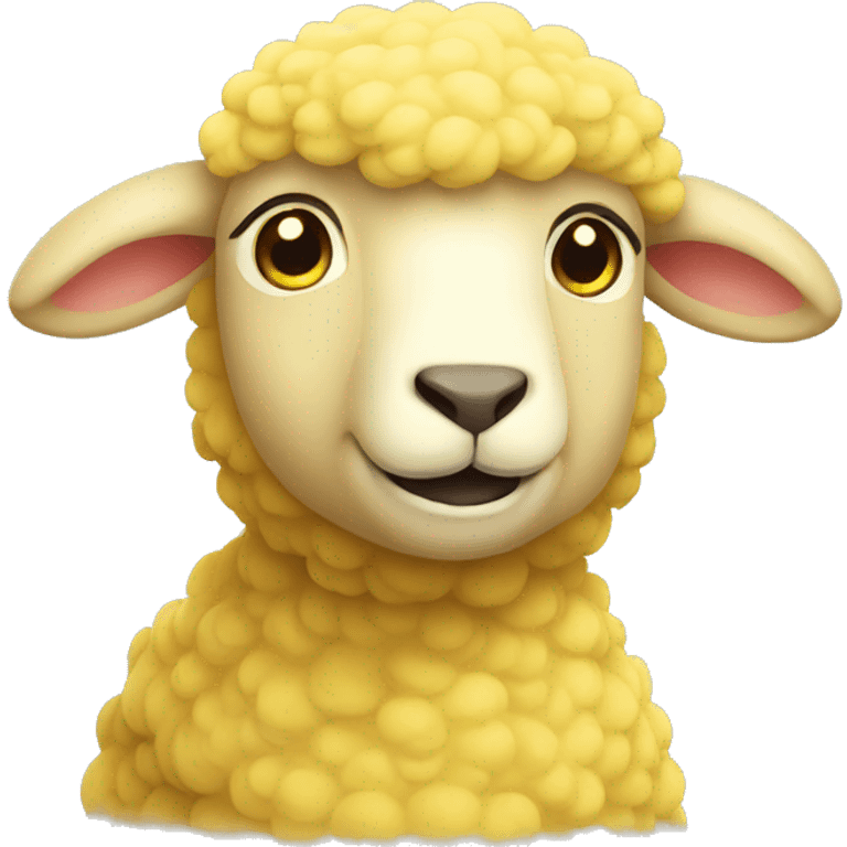 yellow sheep emoji