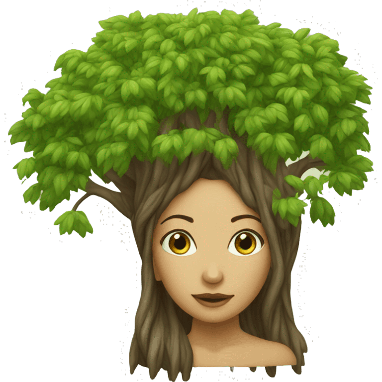 driade tree woman emoji