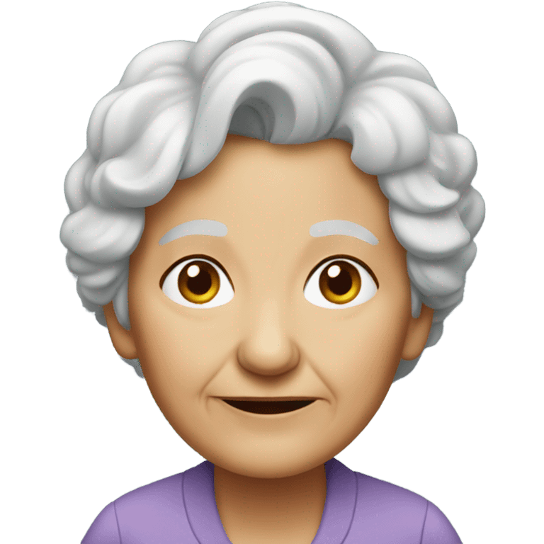 Old lady emoji