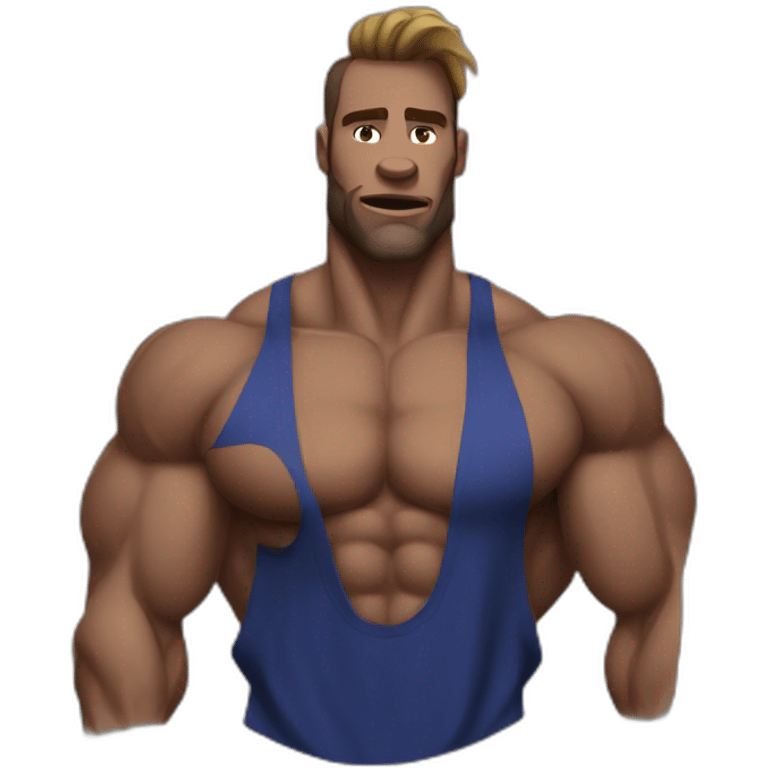 Giga Chad musculation meme emoji