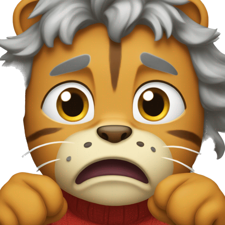 Angry Daniel tiger emoji