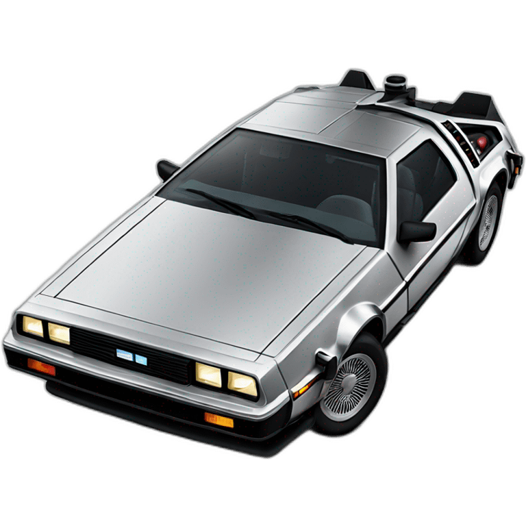 delorean car emoji