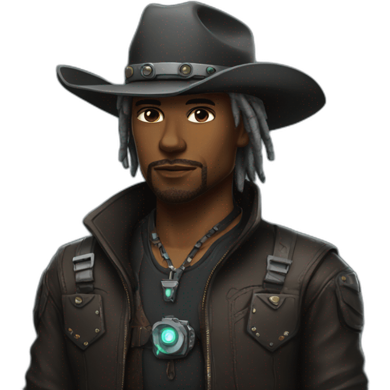 cyberpunk cowboy emoji