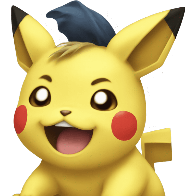 Pikatchu cry of laughter emoji