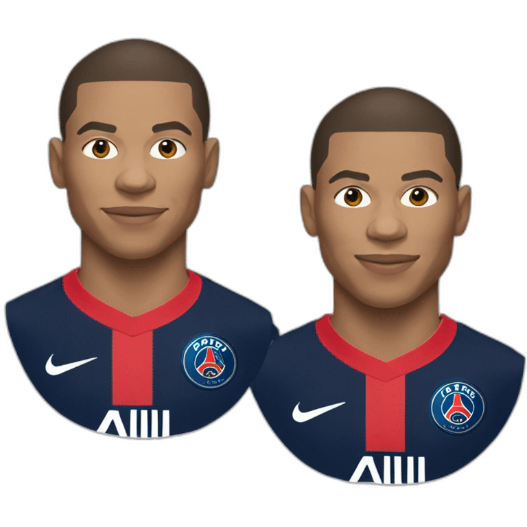 kylian mbappe, psg emoji