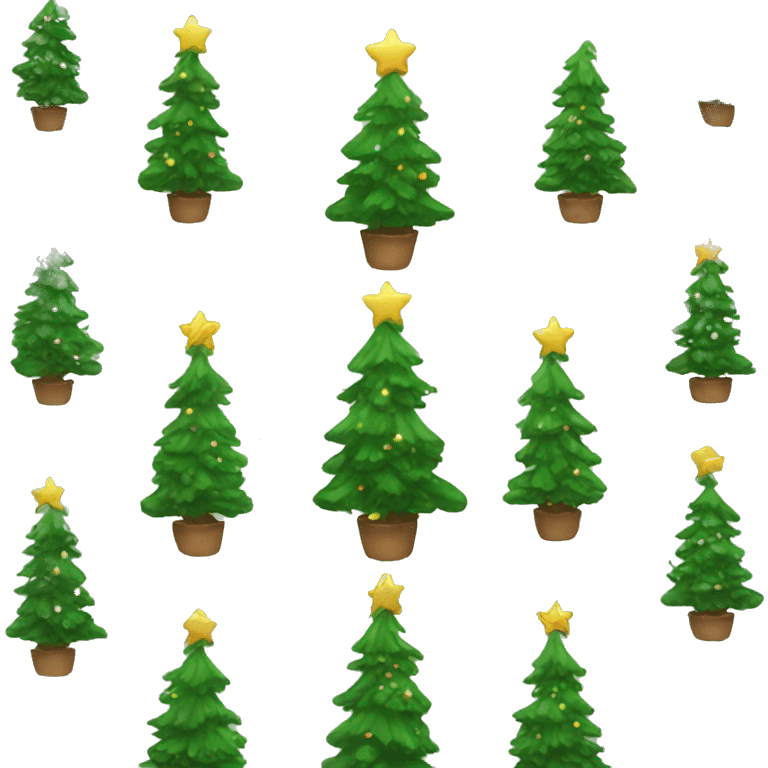 Cutest Christmas tree  emoji