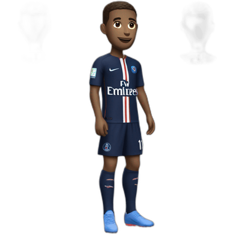 Singe avec le maillot du psg emoji