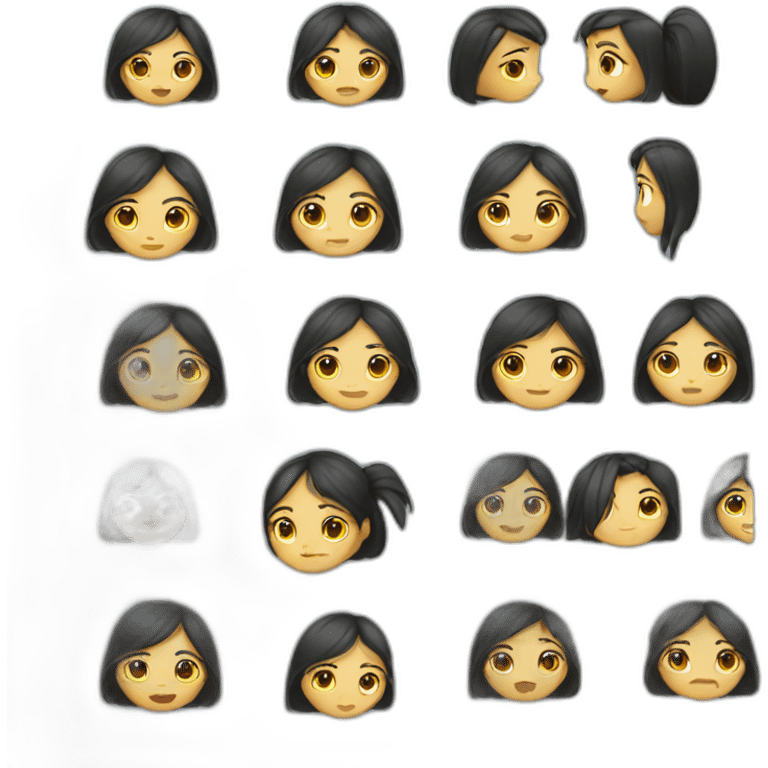 kazakh girl emoji