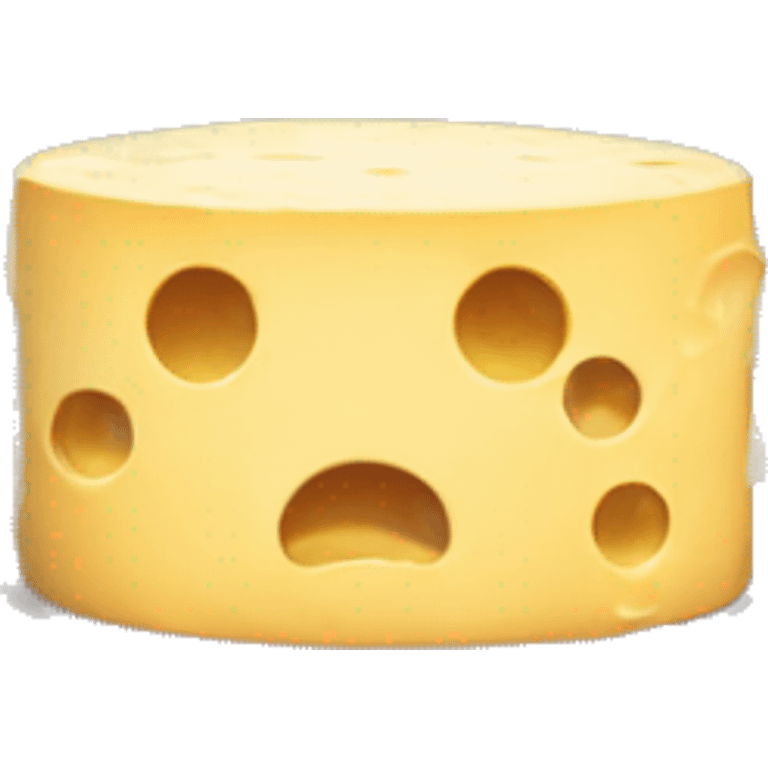 cheese with hidden face emoji