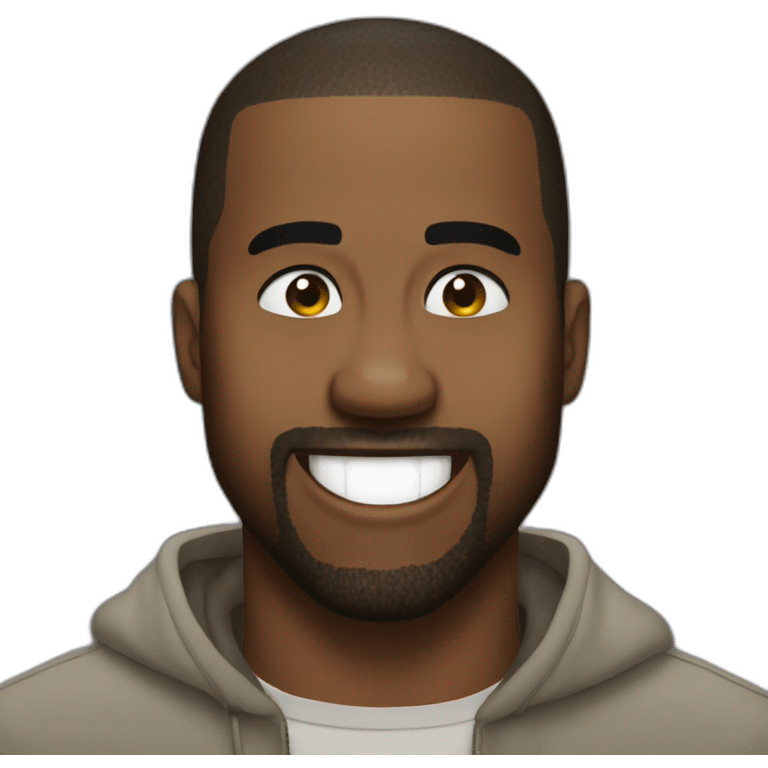 Kanye weat laugh emoji