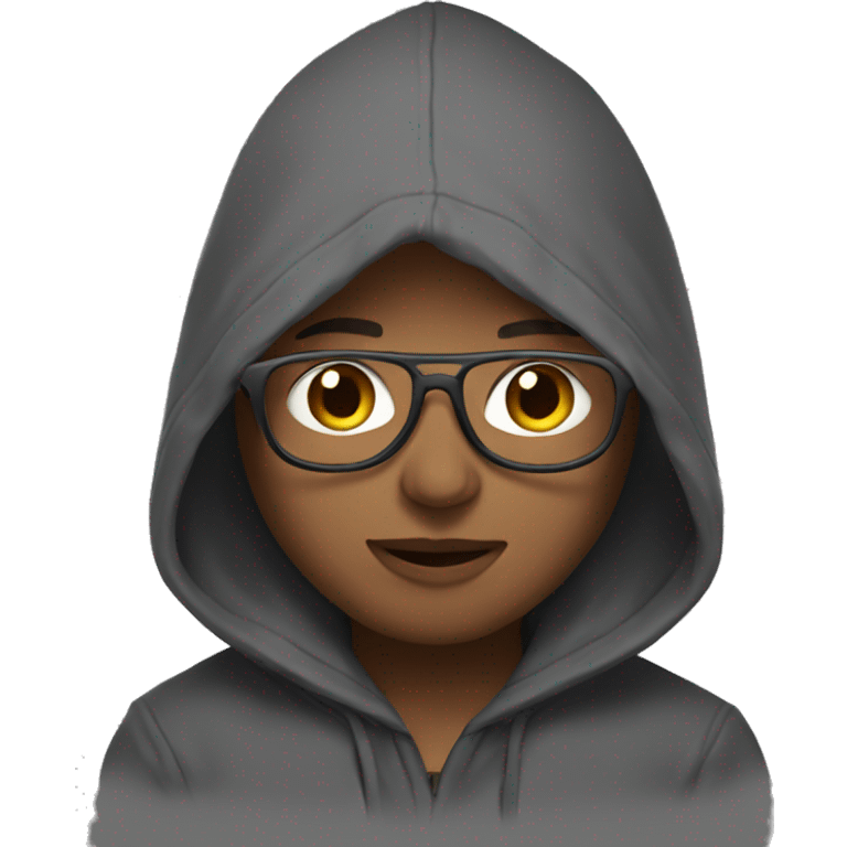 sor wearing a hoddie emoji