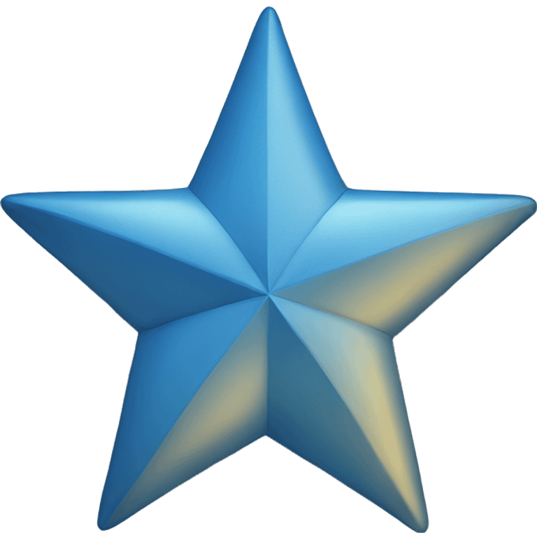 Blue star emoji