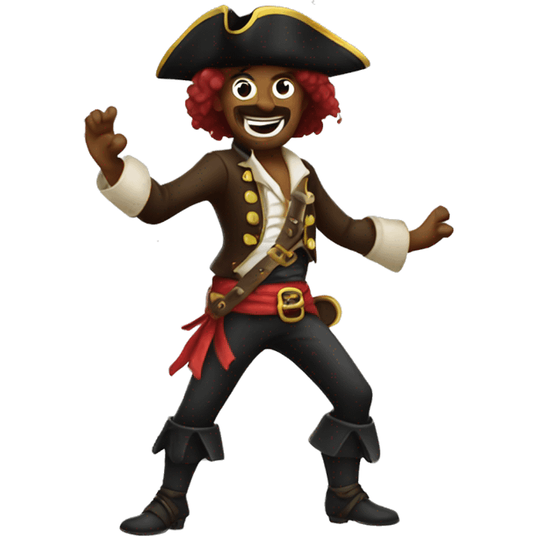 dancing pirate emoji