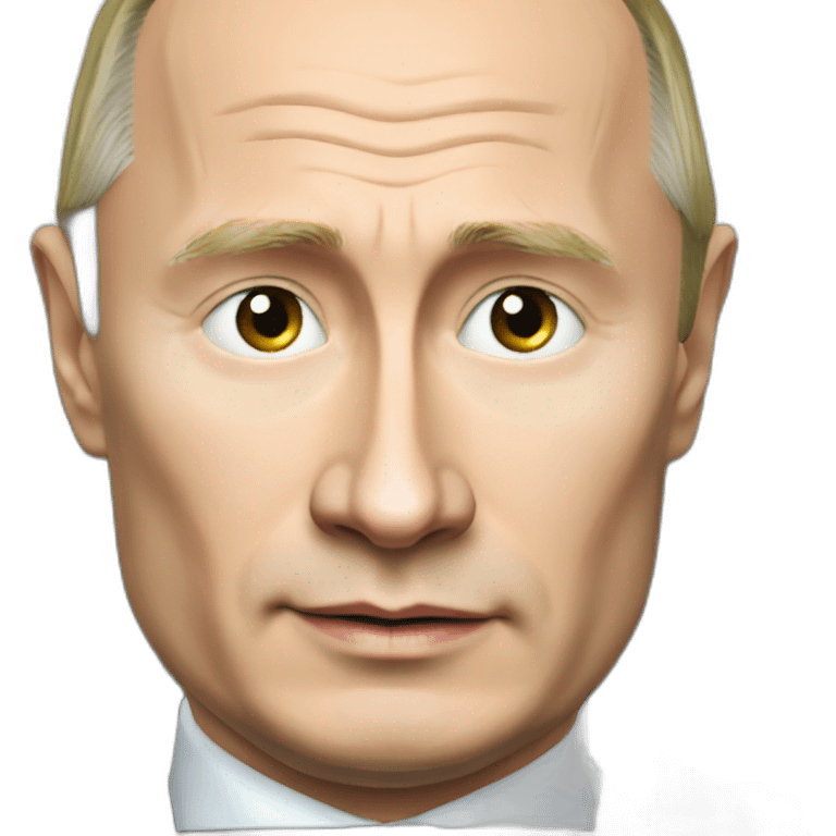 vladimir putin is driving a big black car emoji