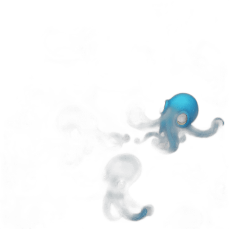 reversible octopus blue emoji