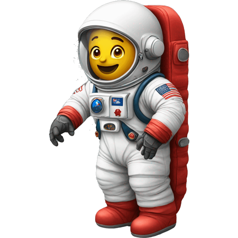 red astronaut emoji