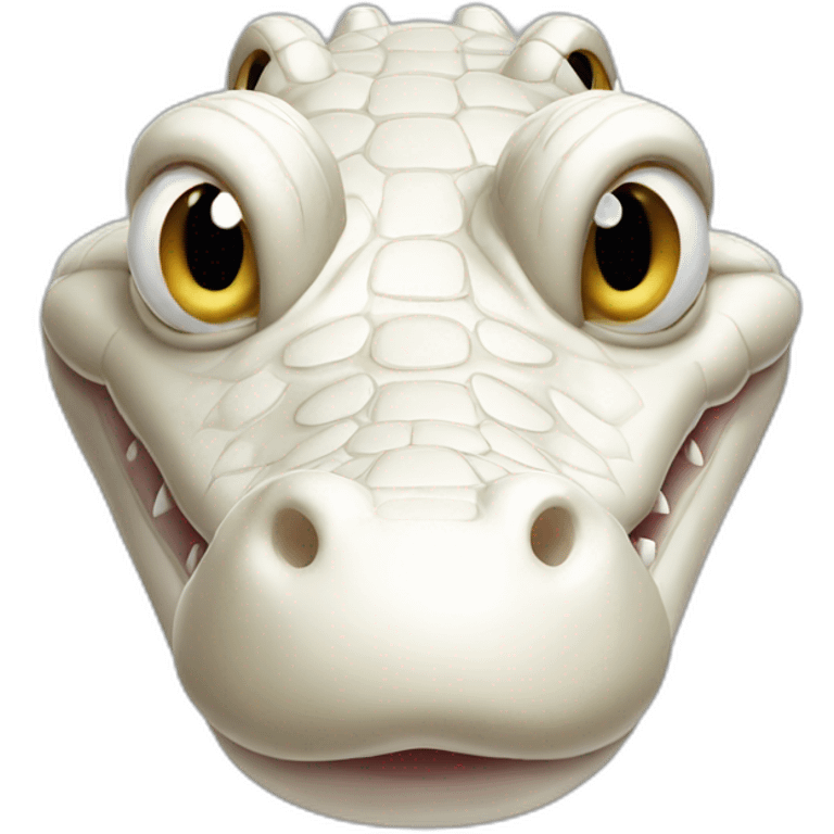 albino alligator emoji