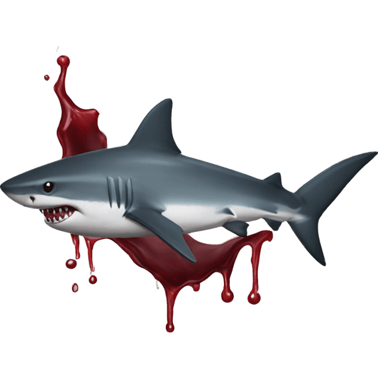 shark blood emoji