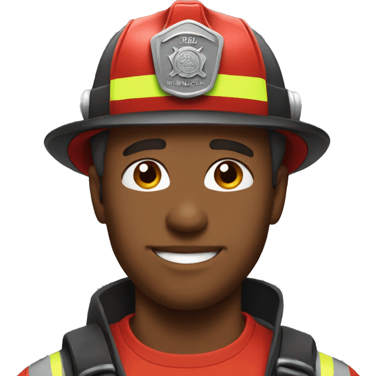 Handsome firefighter  emoji