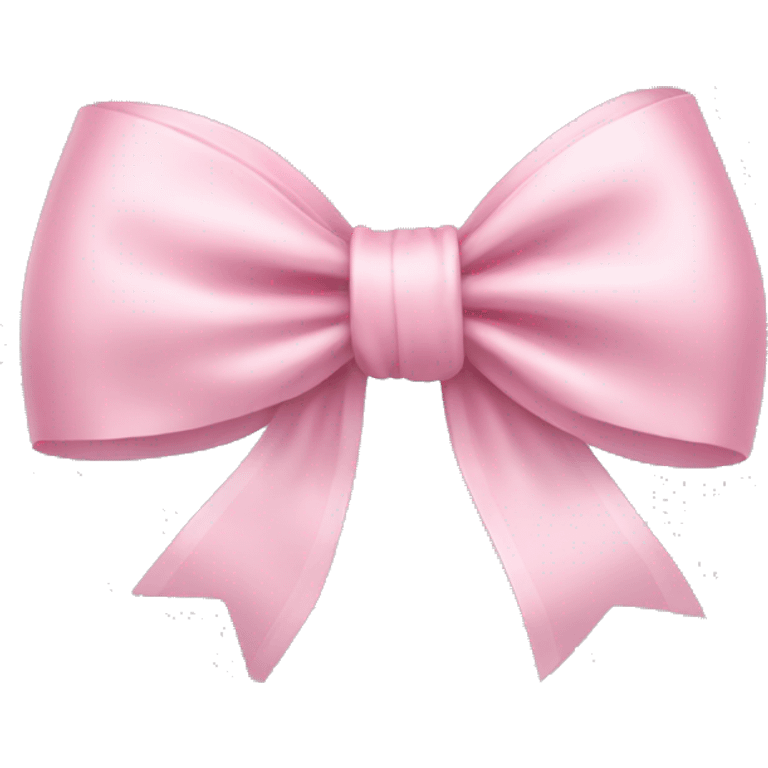 light pink realistic bow emoji