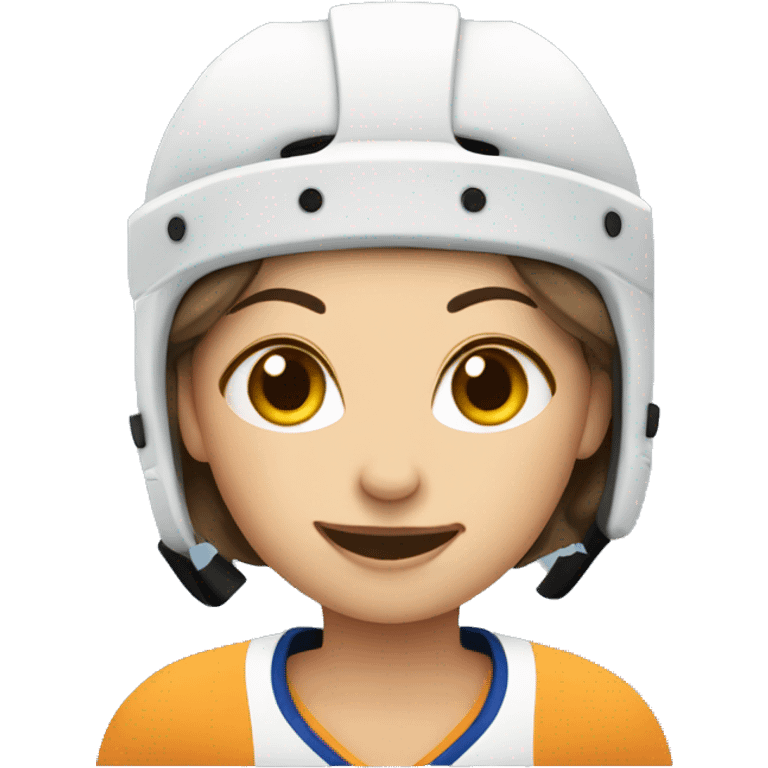 Cute Moms playing hockey emoji