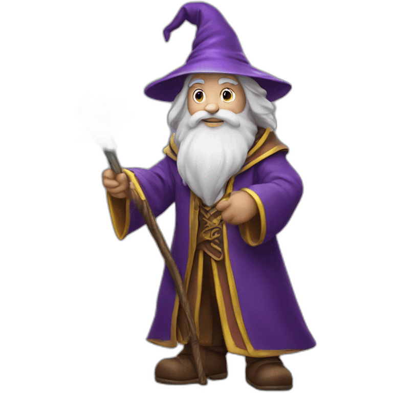 wizard with magic wand emoji