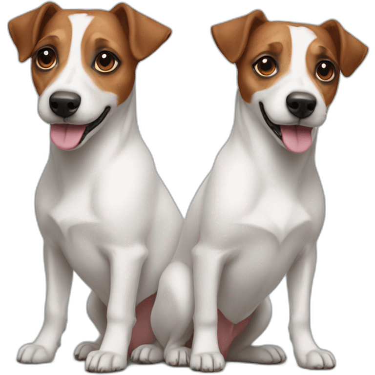 Two-dogs-jack-russell emoji