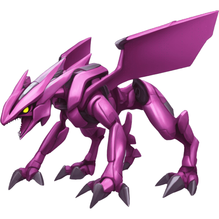  cool edgy shiny Palkia-Genesect-Raptor full body emoji