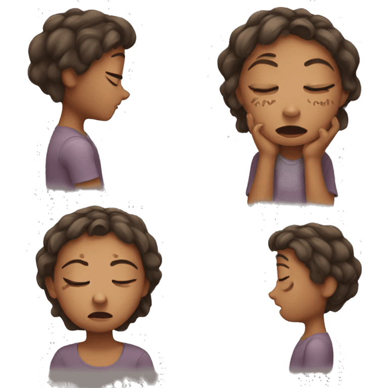 tired girl emoji