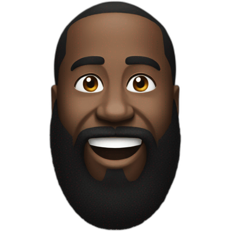 james harden happy emoji