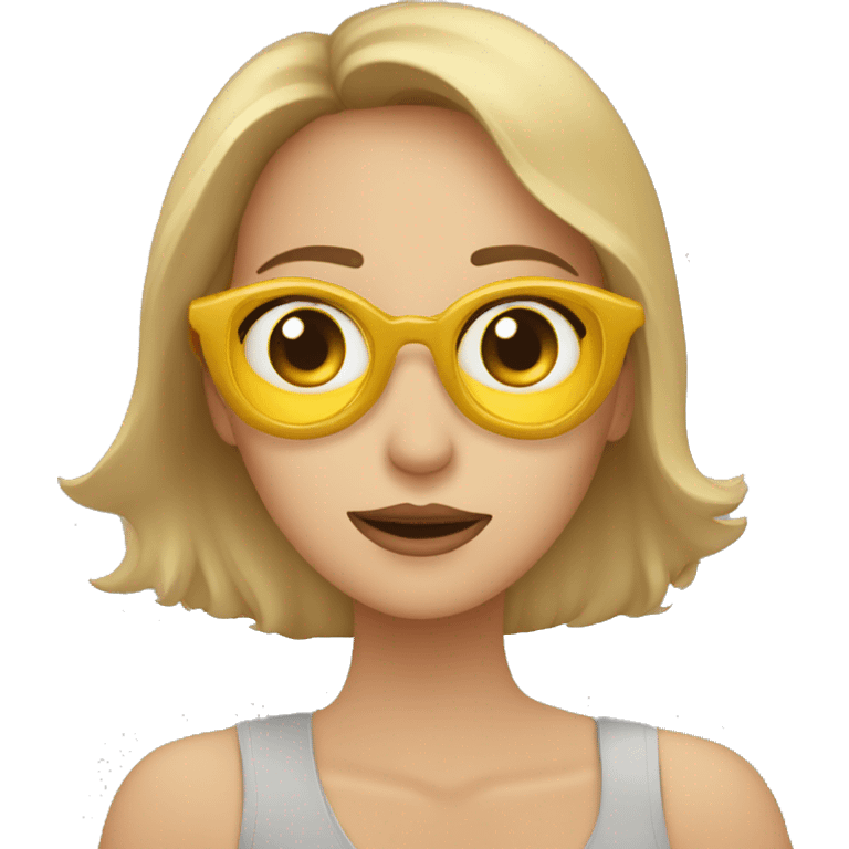 Mujer los ojos viendo hacia arriba mientras abre la boca y saca la lengua emoji