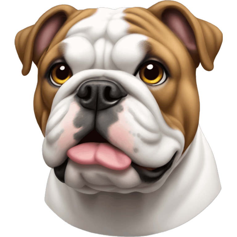 tricolor english bulldog emoji