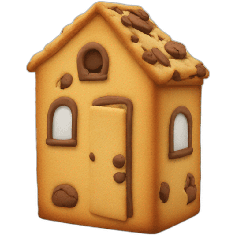 HOUSE MADE OF COOKIES emoji